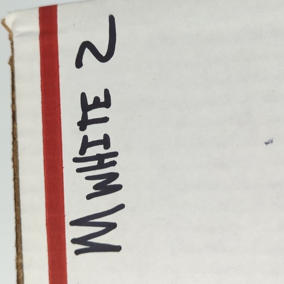 NEW Minnetonka White Moccasins with Red Accents - Picture 16 of 16